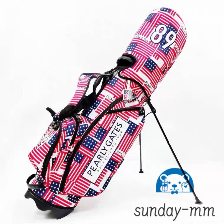 パーリーゲイツ キャディバッグ エナメル ホワイト スマイル89