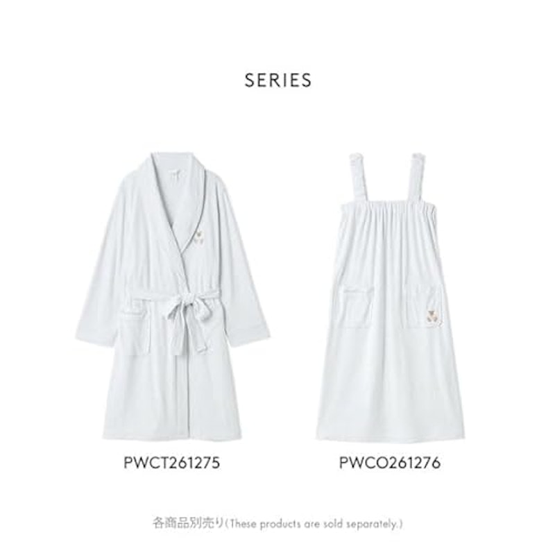 吸水パイルベア刺繍ガウン 8