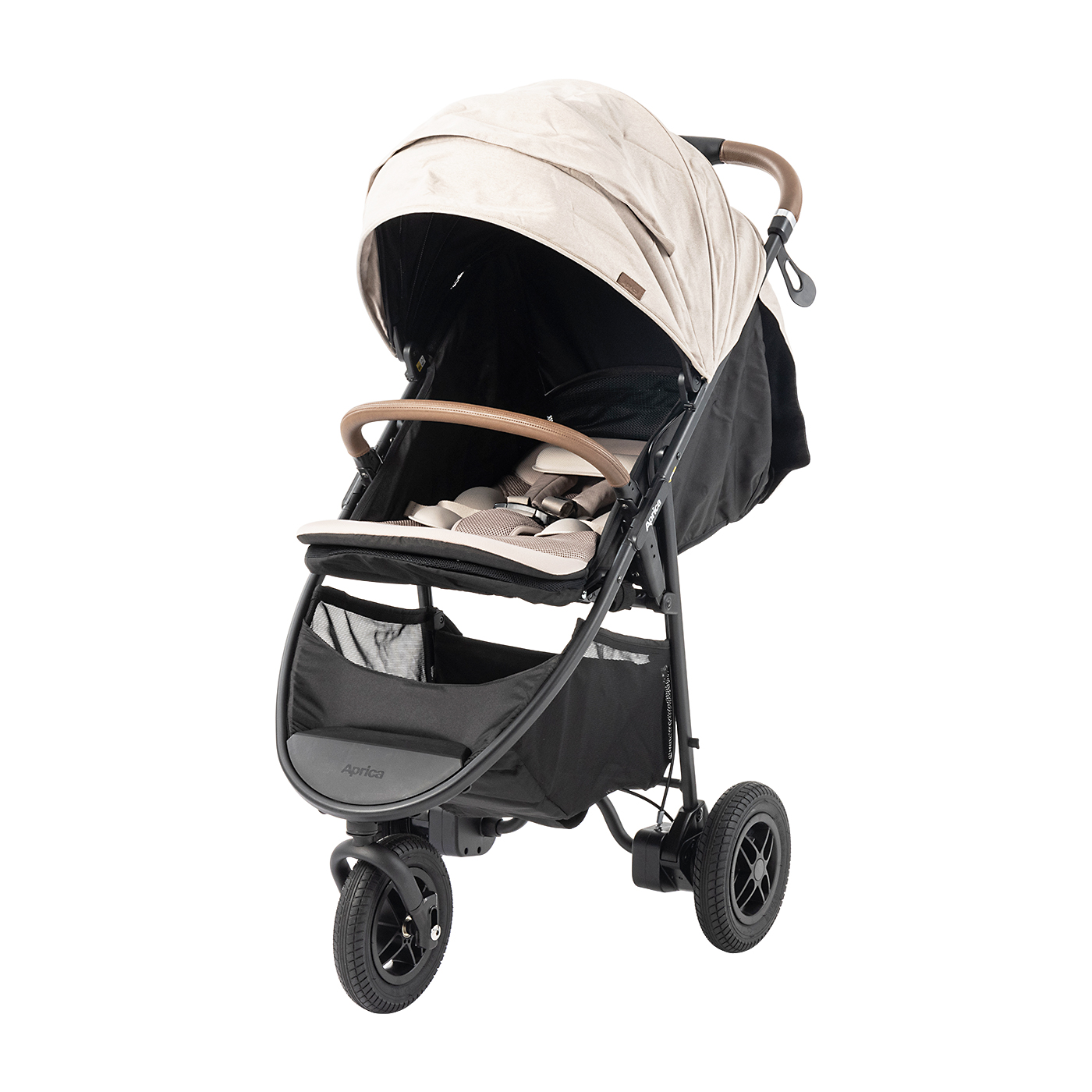 Aprica A型ベビーカー ラクーナクッション AH ベージュ 2025モデル