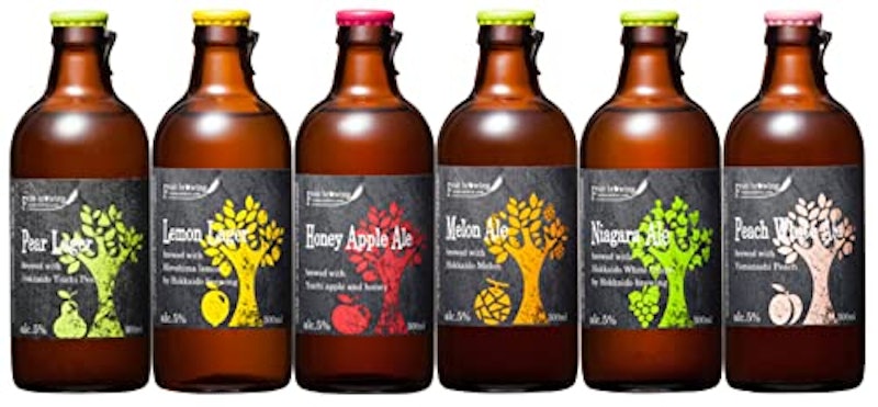 北海道麦酒フルーツビール 飲み比べ6本セット 1