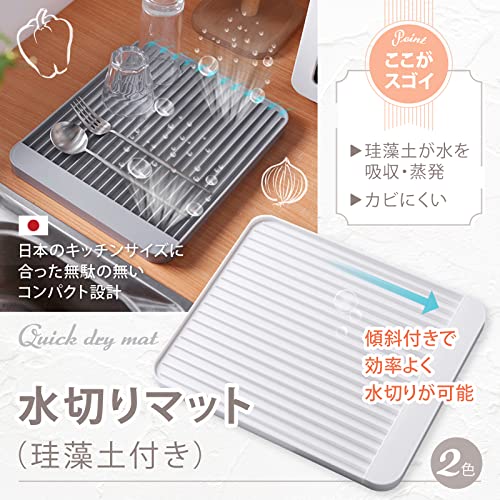 2022年】珪藻土の水切りマットのおすすめ人気ランキング22選 | mybest