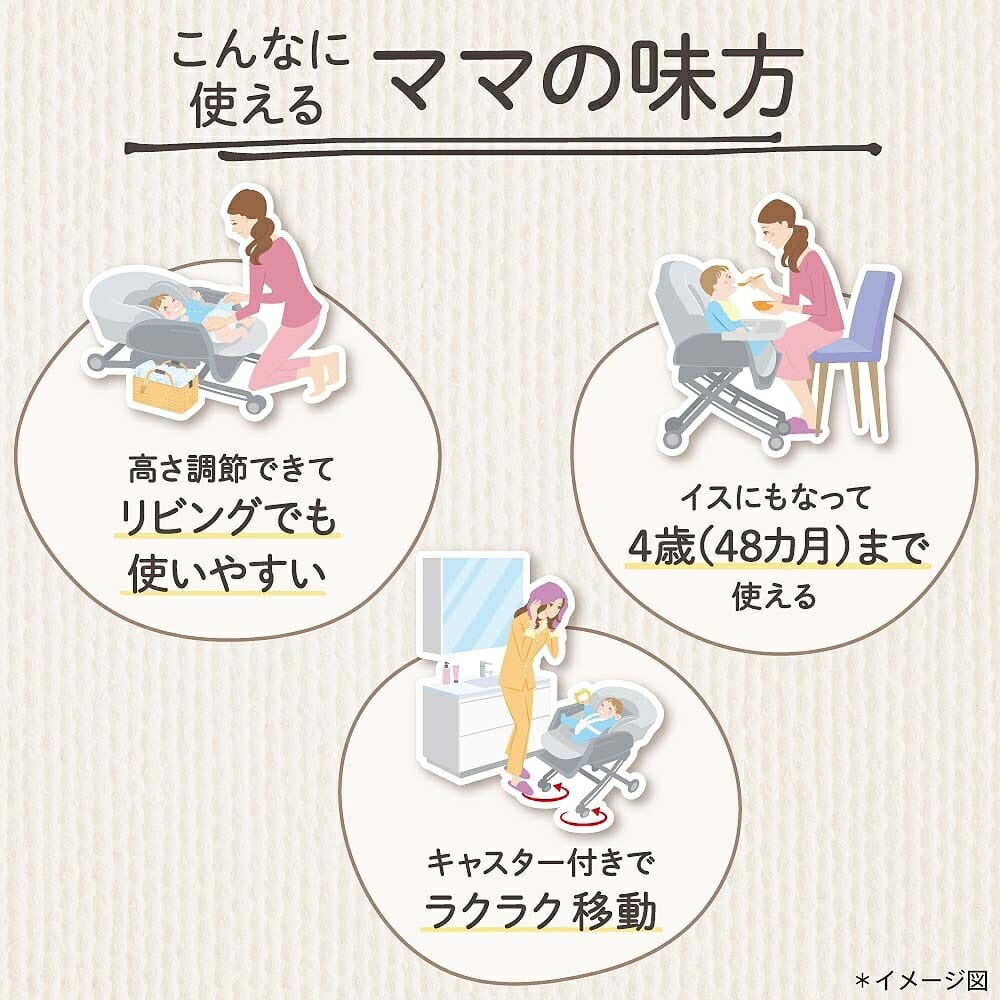 ユラリズム ハイローチェア 3