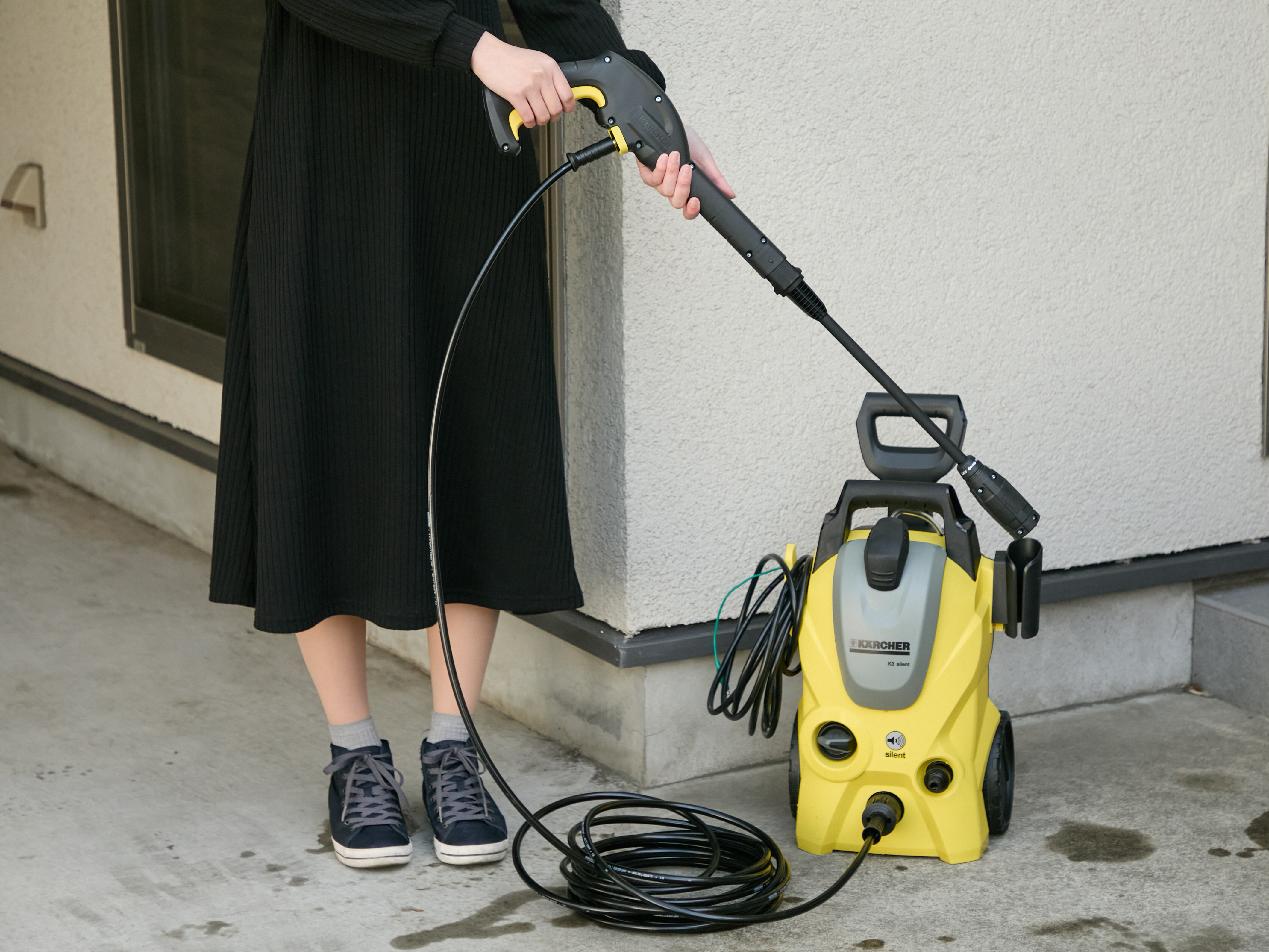 ケルヒャー 高圧洗浄機 K3 サイレント プラス 1.603-202.0 検証レビュー評価 5