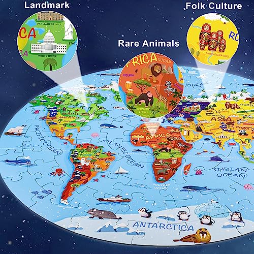 世界地図ジグソーパズル 4