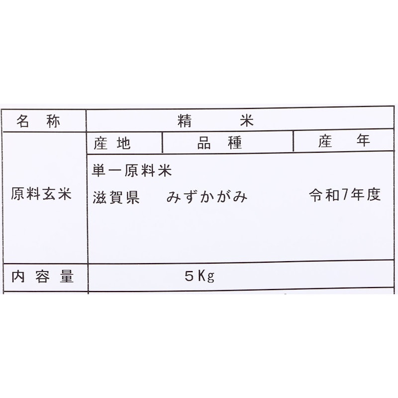 滋賀県産 みずかがみ 2