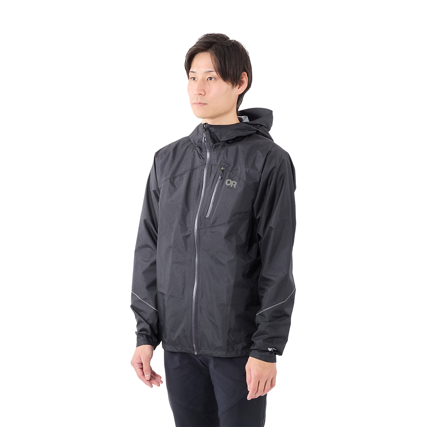 アウトドアリサーチ メンズ ヘリウムレインジャケット サイズL 黒色 新品 本物 アウトドアリサーチ メンズ ヘリウムレインジャケット