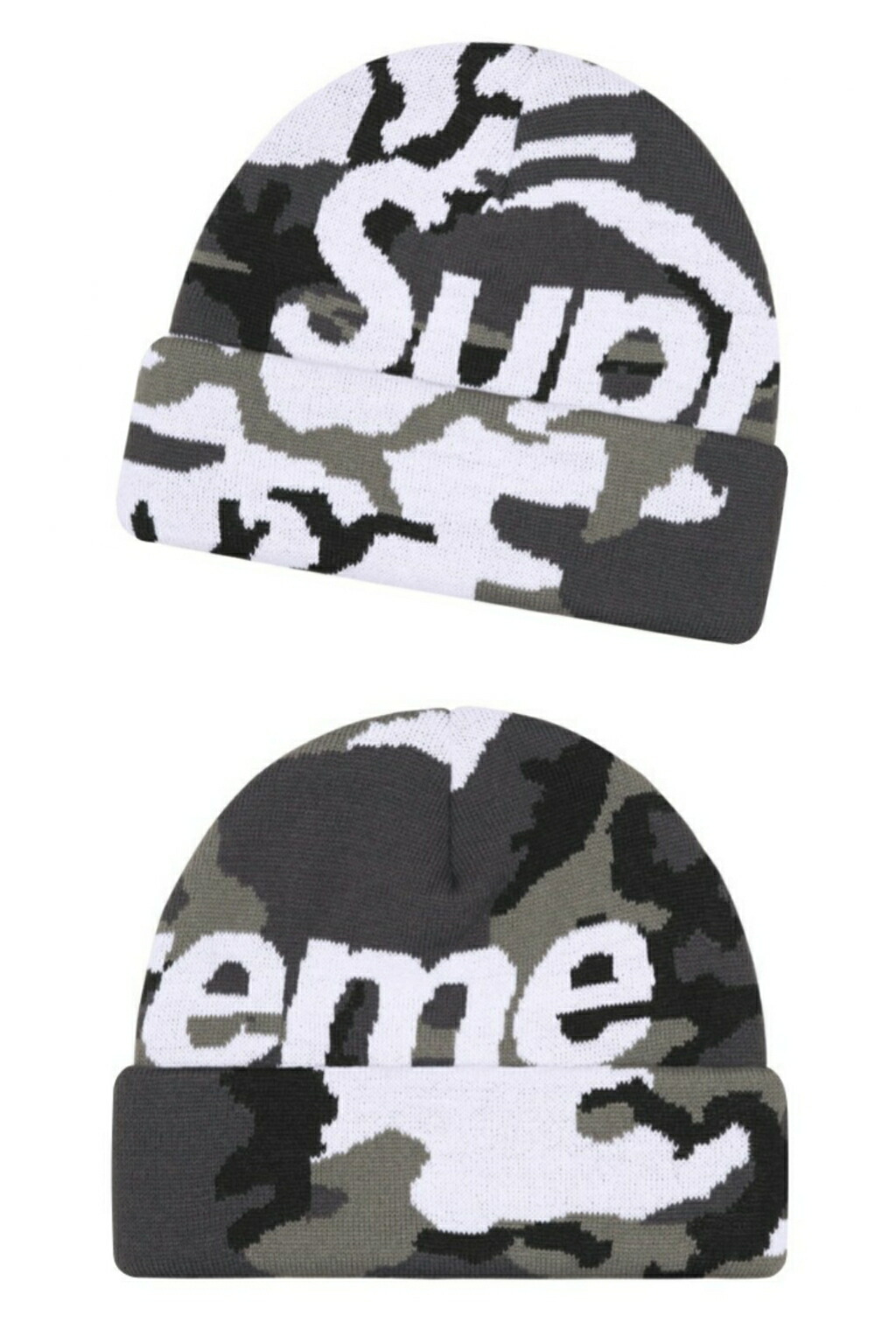  Camo Big Logo Beanie 2