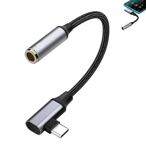 タイプ C to 3.5mm イヤホンジャック変換ケーブル 1