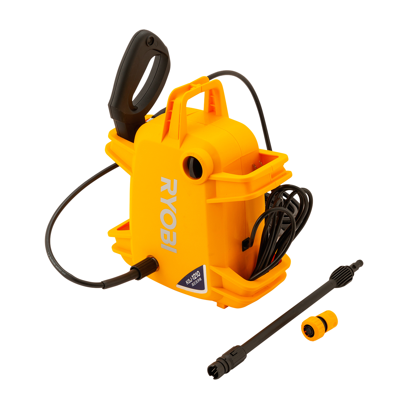 美品 RYOBI KSJ-1210 YELLOW 京セラ リョービ 高圧洗浄機 - 掃除機