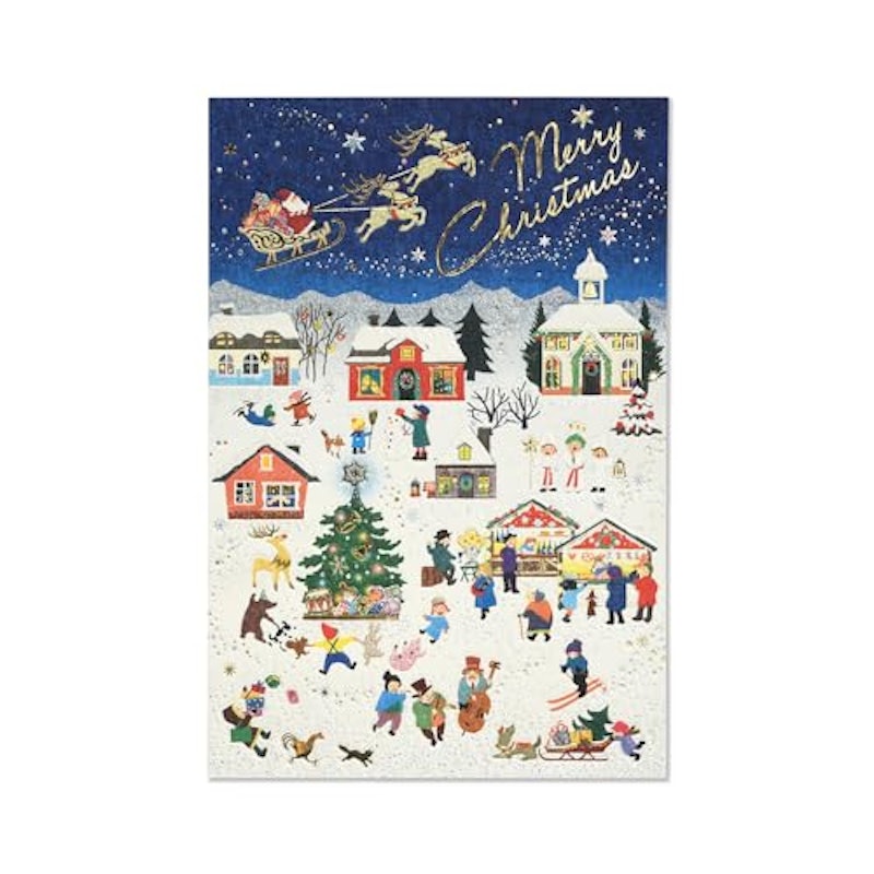 ポストカード ハートフルクリスマス 1
