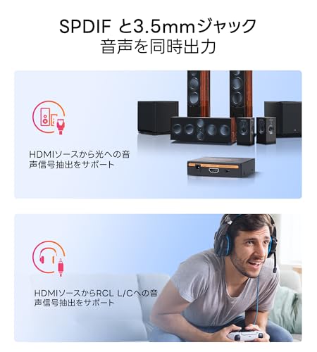 HDMI音声分離器 3