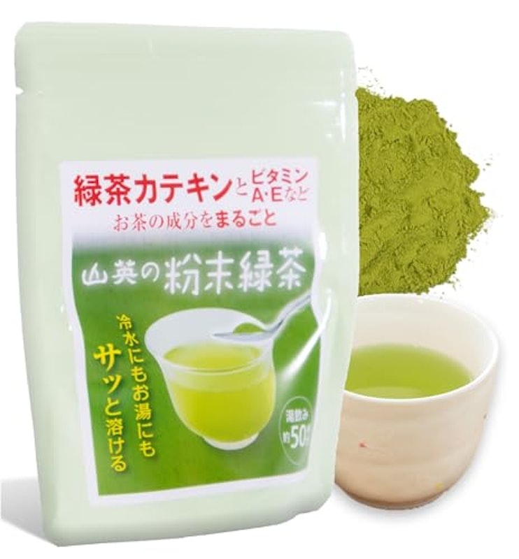 山英の粉末緑茶 1