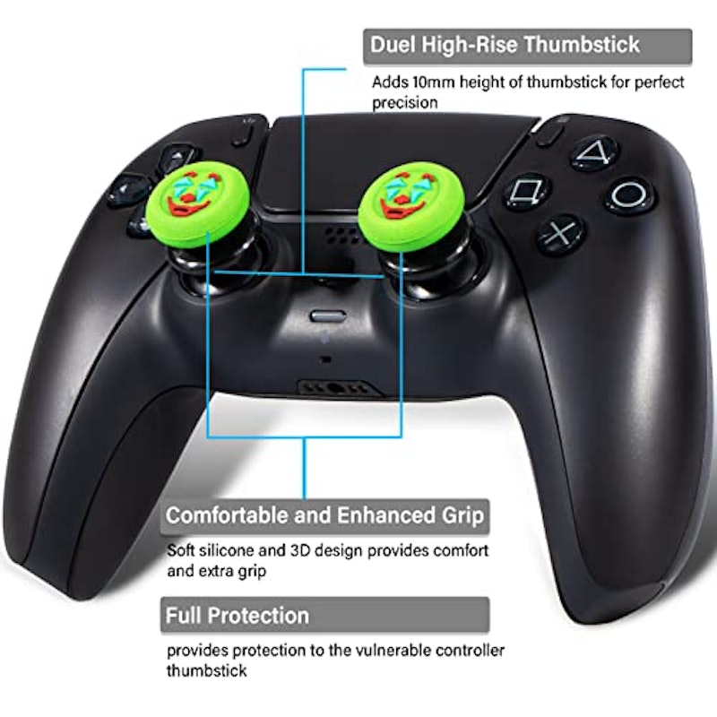 FPS サムスティックエクステンダー&テクスチャラバーシリコングリップカバー 2