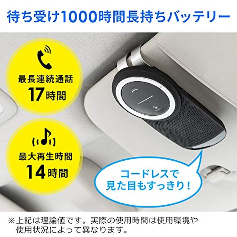 車載Bluetoothスピーカーフォン 8