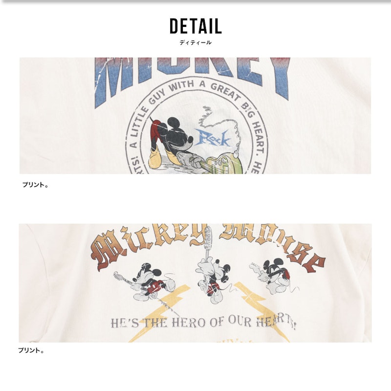 ミッキーマウス バンドTシャツ 3