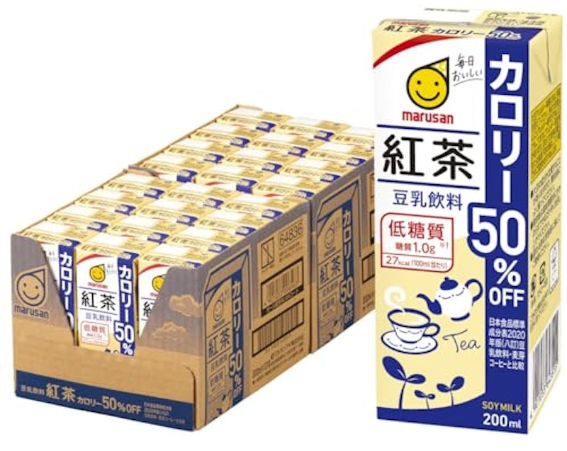 豆乳飲料 紅茶 カロリー50%オフ 1