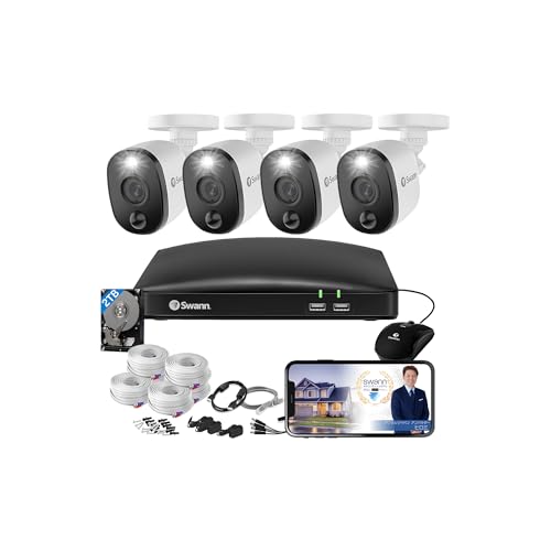 新品 Swann セキュリティカメラ SWDVK-85680W4WL2D-JP Swann 4K DVR 6台カメラセット SWDVK-85680W4WL2D-JP スワン
