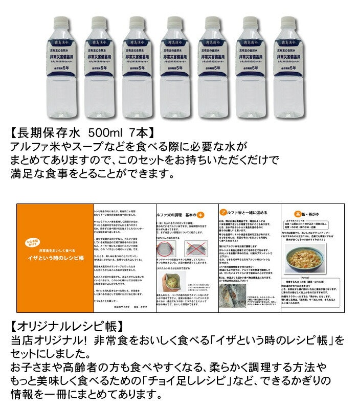 非常食7日間満足セット 8