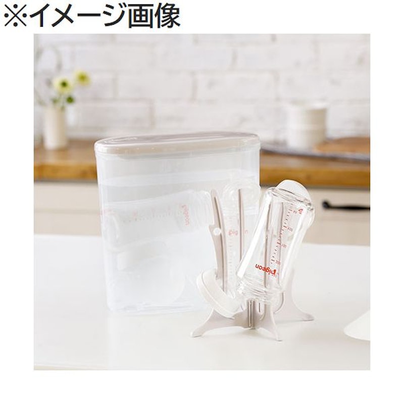 母乳実感消毒ケース 水切りスタンド付き 3