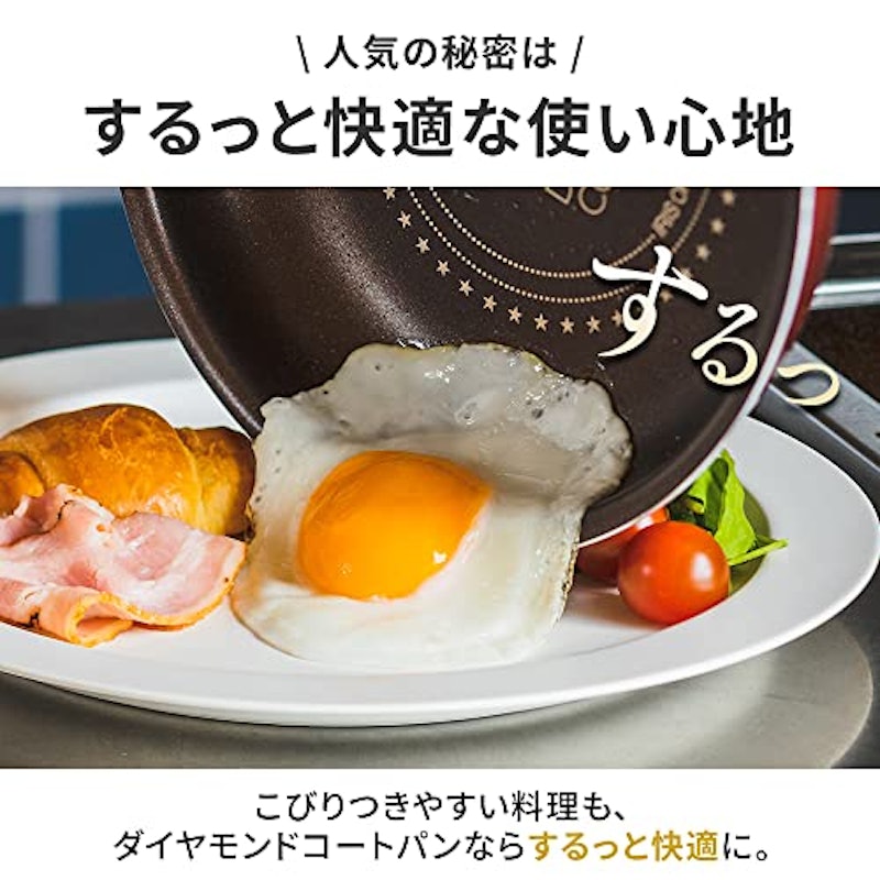 ダイヤモンドコートフライパン 28cm 3