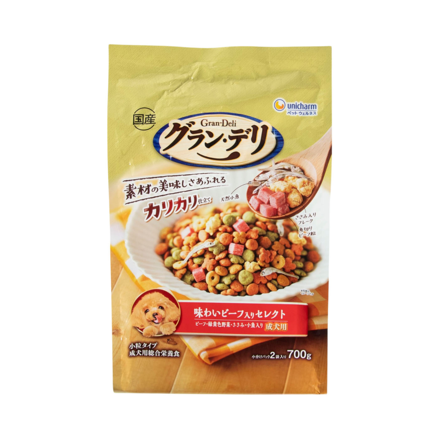 カリカリ仕立て 成犬用 味わいビーフ入り セレクト 1
