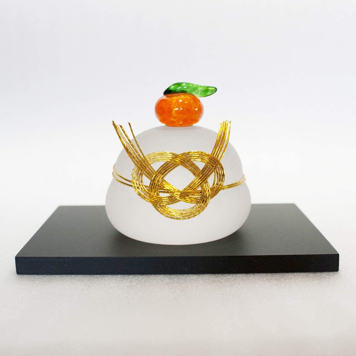 ガラス製　鏡餅 能登島ガラス工房作 鏡餅（大）ガラス製