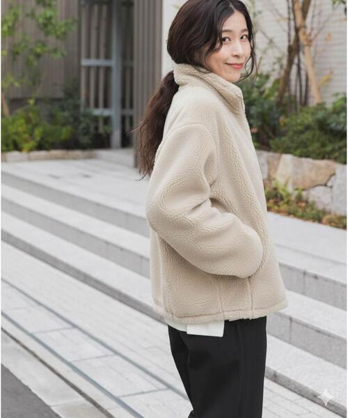 ZIPボアブルゾン 3