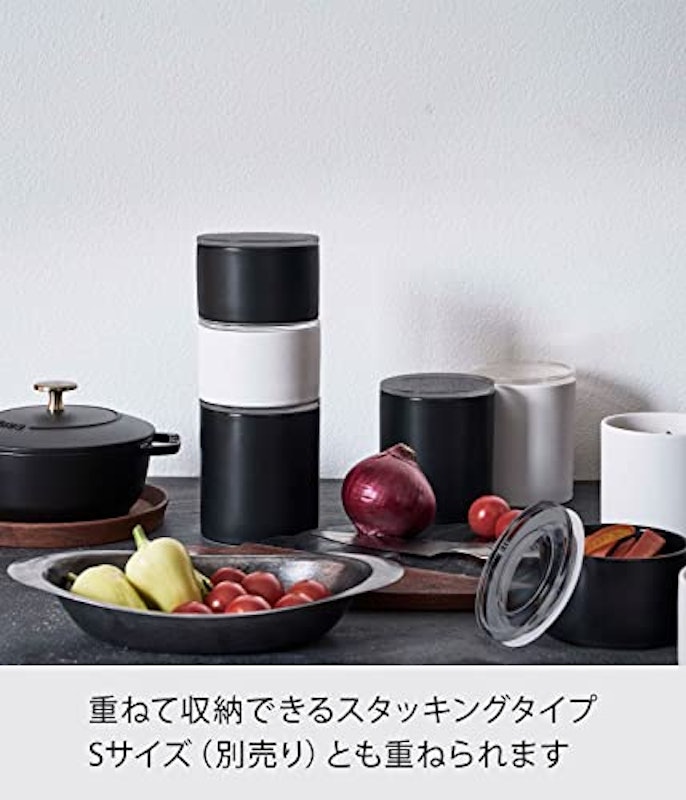 中身が見える陶器キャニスター 4