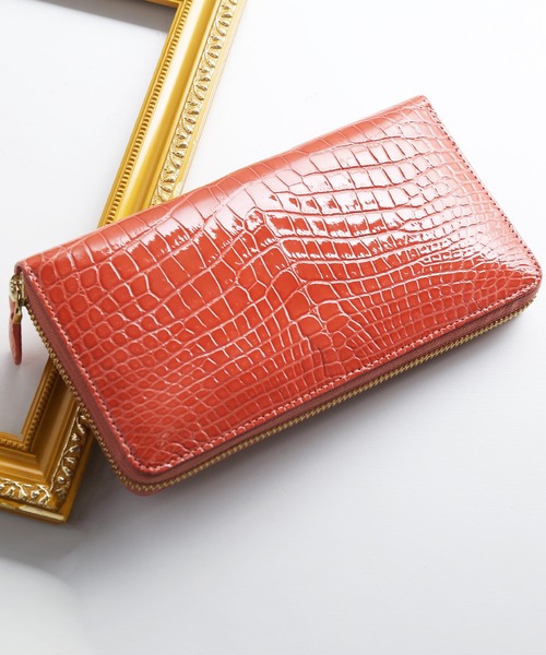 新品♡タグ付き♪定価60,500円　クロコダイル　キャメル　マット財布大特価‼️ 新品♡タグ付き♪定価60，500円 クロコダイル キャメル マット財布大