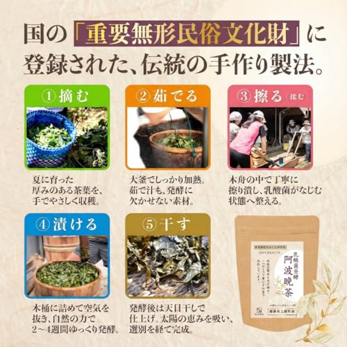 阿波晩茶 乳酸発酵茶 5