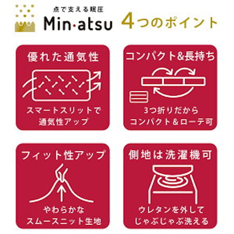 眠圧 Min・atsu マットレス 4