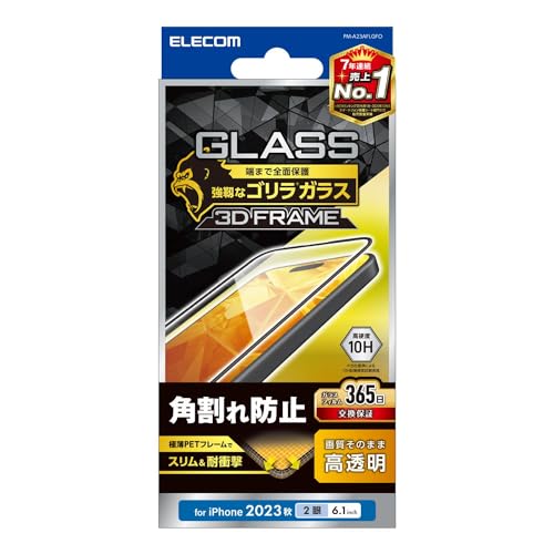 ガラスフィルム フレーム付き ゴリラ 1