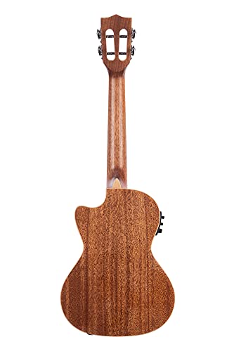 GLOSS SOLID MAHOGANY TENOR UKULELE CUTAWAY 2