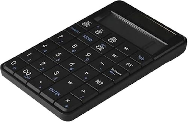 ソーラー充電ワイヤレスキーボード付き電卓 3