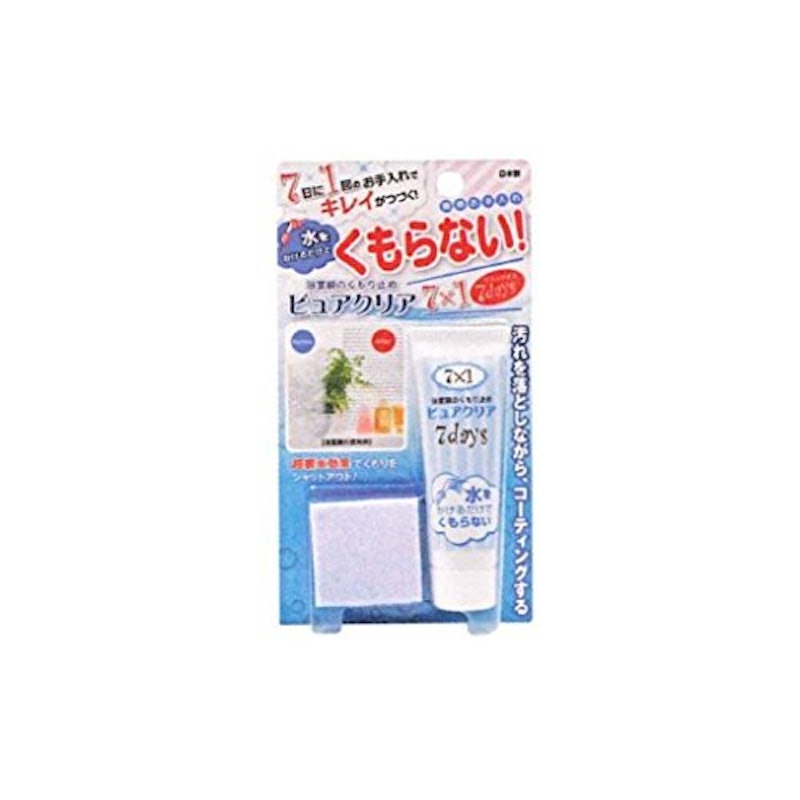 浴室鏡のくもり止め ピュアクリア 7days 1