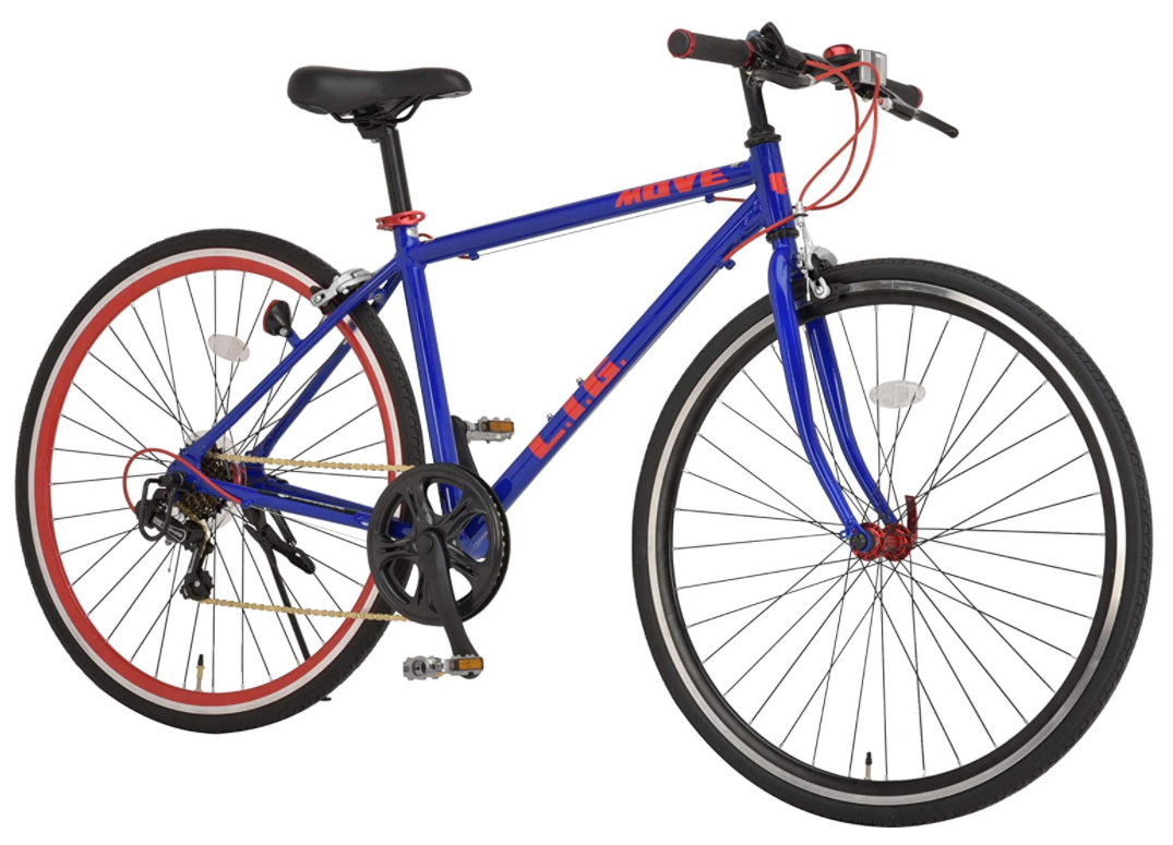 クロスバイクタイプ アルミフレーム 7速 適応身長160-175cm