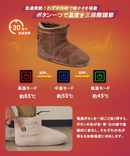 電気スリッパ フットウォーマー 3