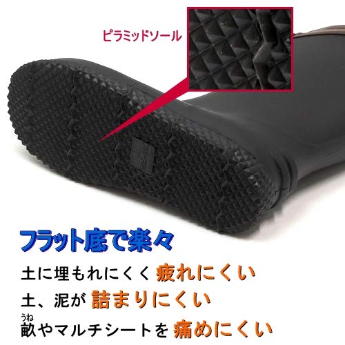 おしゃれな農作業用長靴 8