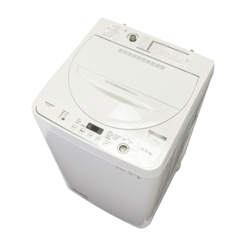SHARP 洗濯機 ES-GE5D-W 2020年製 1人暮らし  k0339