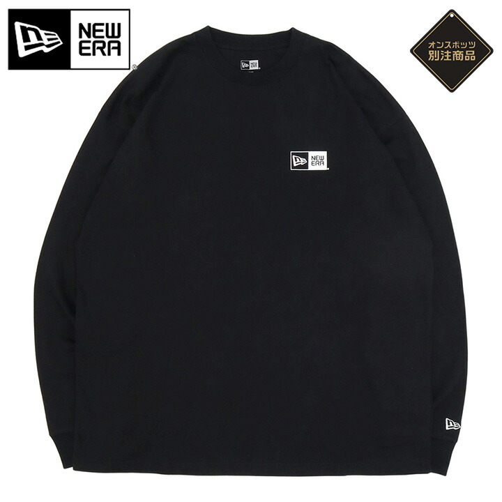 L/S Oversized Cotton Tee Box Logo 2