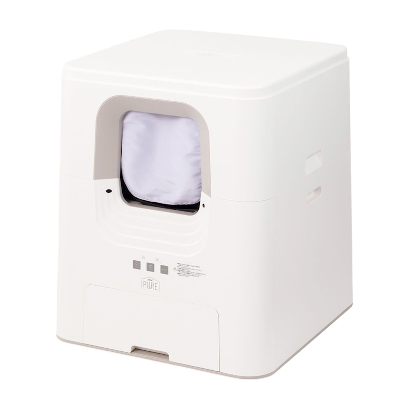 Pety 自動猫トイレ ホワイト PREMIUM PURE CAT AUTO TOILET PCAT01-WH Pety 自動猫トイレ ホワイト PREMIUM PURE CAT AUTO TOILET PCAT01-WH