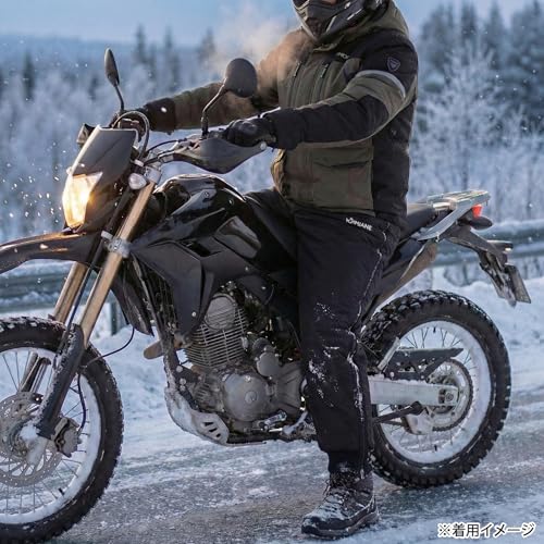 バイクパンツ 裏起毛 5