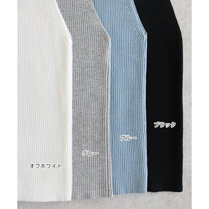 オフショルダー シアー リブニット トップス 6