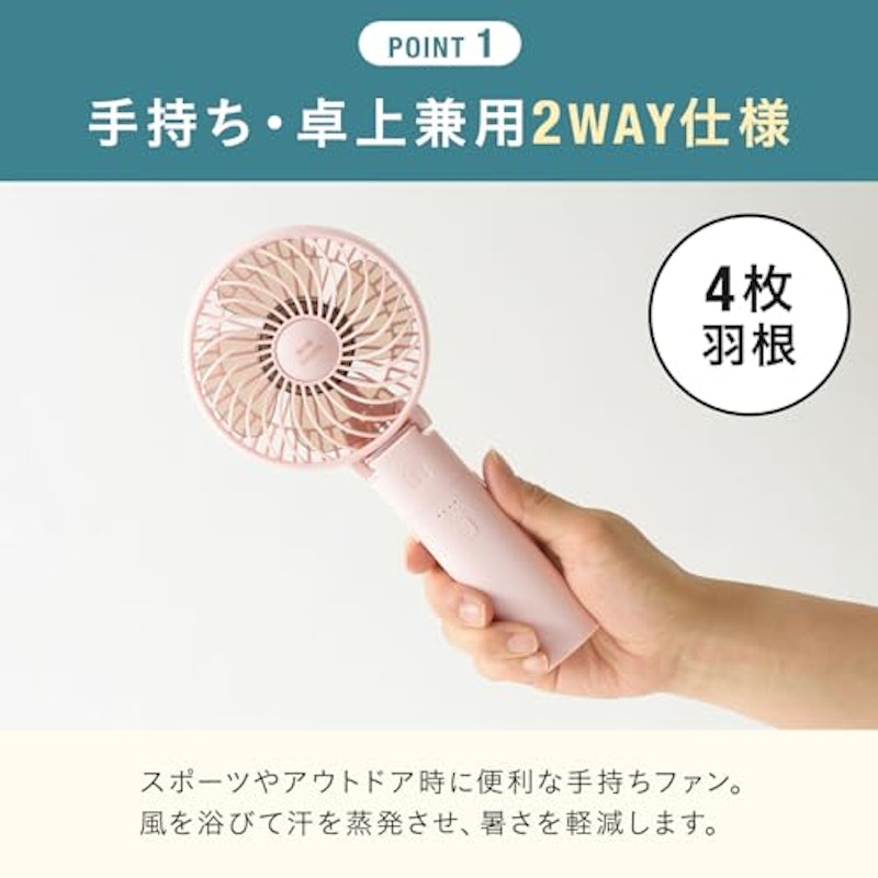 ポータブルミニファン 4