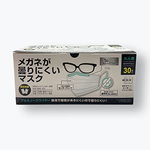 メガネが曇りにくいマスク 1
