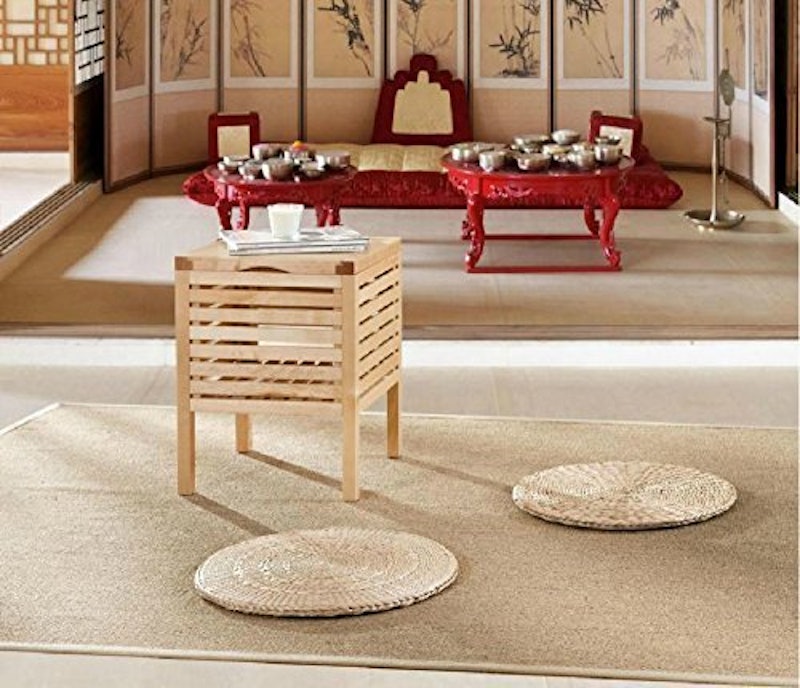 い草素材の円形座布団 5