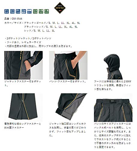 ゴアテックス レインスーツ ライトタイプ 3