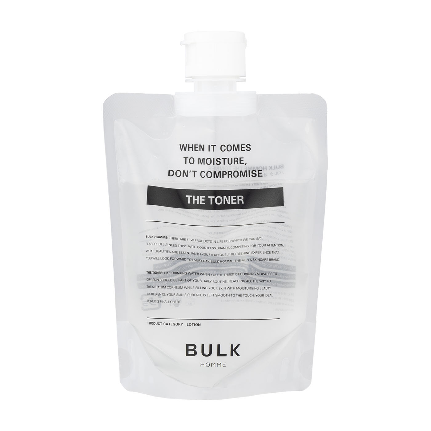 BULK HOMME THE TONERをレビュー！クチコミ・評判をもとに徹底