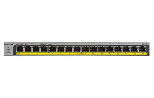 PoE+対応（183W）ギガビット16ポート アンマネージスイッチ 1