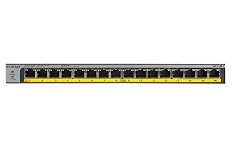 PoE+対応(183W)ギガビット16ポート アンマネージスイッチ 1